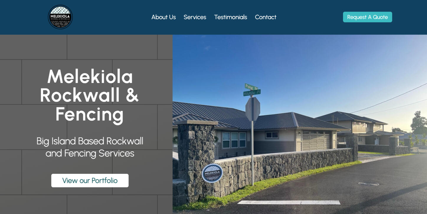 Melekiola Rockwall and Fencing